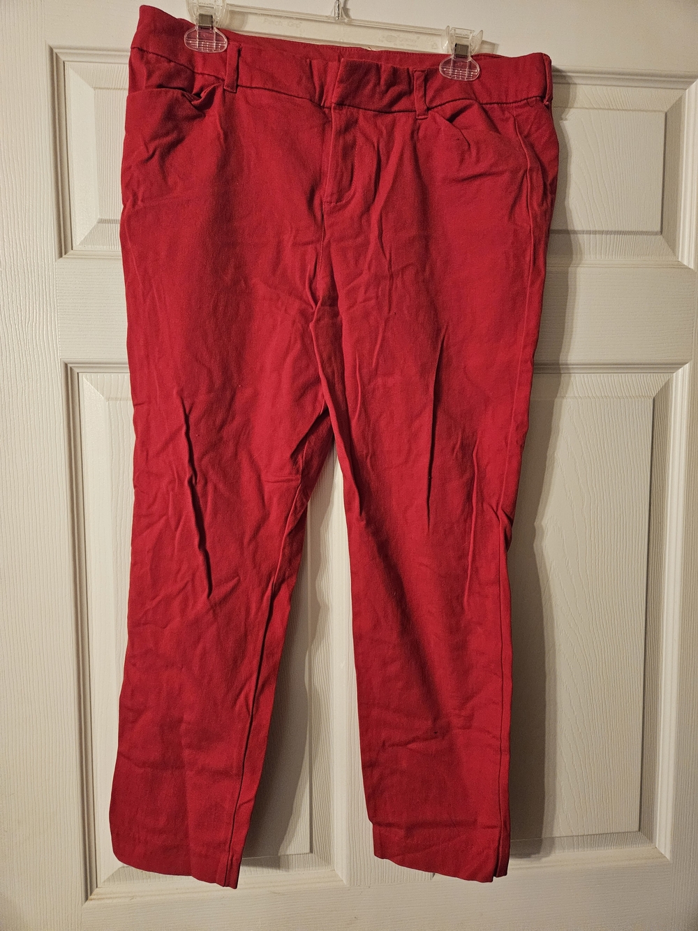 Old Navy Red Slim Pants